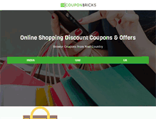 Tablet Screenshot of couponbricks.com